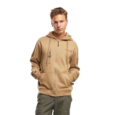 Sweat-shirt tactique à capuche et fermeture éclair Tactical Sweat Jacket COYOTE BRANDIT 5033-20070 2
