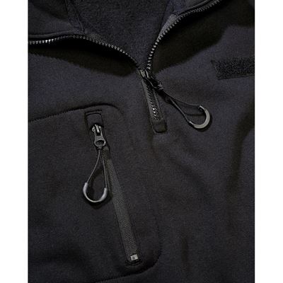 Sweat-shirt tactique à fermeture éclair ¾ avec Tactical Sweat Troyer NOIR BRANDIT 5034-11002 4