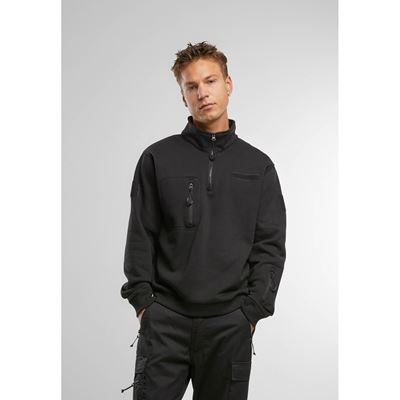 Sweat-shirt tactique à fermeture éclair ¾ avec Tactical Sweat Troyer NOIR BRANDIT 5034-11002 3