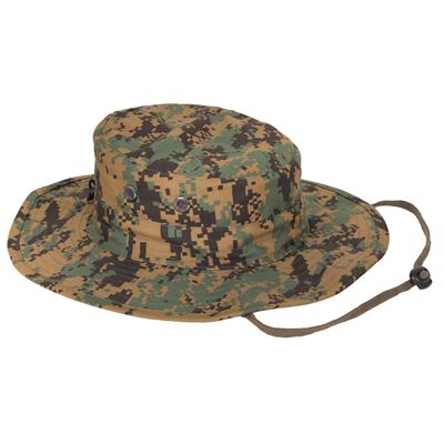 Chapeau MILITARY ajustable WOODLAND DIGITAL CAMO