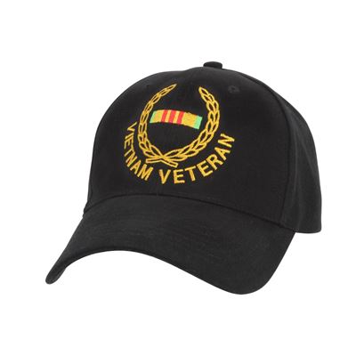 Casquette VIETNAM VETERAN baseball NOIRE