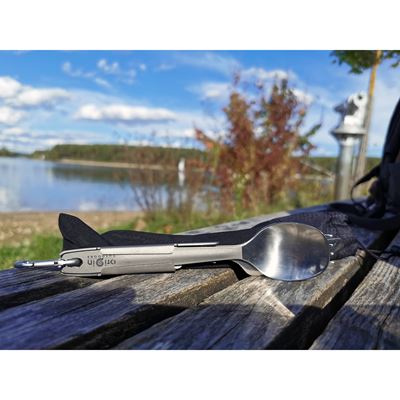 Couverts de voyage légers BW, ensemble pliable 4 pièces TITAN (45 g) Origin Outdoors 540170 5