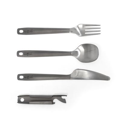 Couverts de voyage légers BW, ensemble pliable 4 pièces TITAN (45 g) Origin Outdoors 540170 7