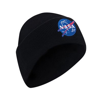 Bonnet tricoté NASA Deluxe NOIR ROTHCO 5424 2