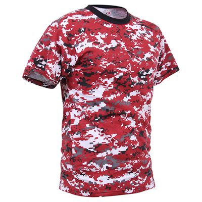 T-shirt DIGITAL RED CAMO ROTHCO 5434 2