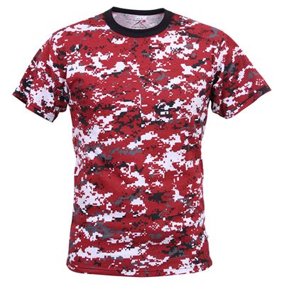 T-shirt DIGITAL RED CAMO