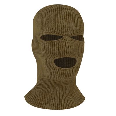 Cagoule à 3 ouvertures tricotée US COYOTE BROWN ROTHCO 5439 3