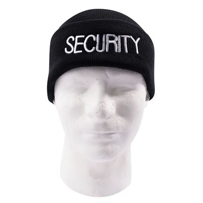 Bonnet tricoté brodé « SECURITY » NOIR ROTHCO 5442 2