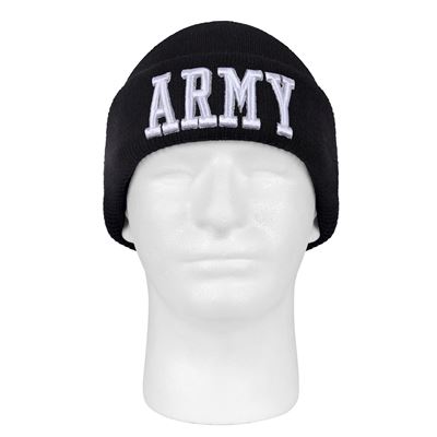Bonnet tricoté DELUXE 3D ARMY NOIR