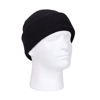 Bonnet tricoté ACRYLIQUE US NOIR