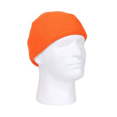 Bonnet tricoté ACRYLIQUE US RÉFLÉCHISSANT ORANGE