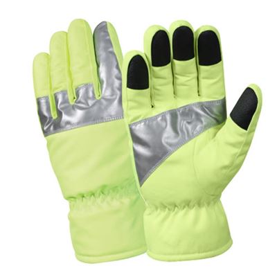 Gants RÉFLÉCHISSANTS d'hiver VERTS