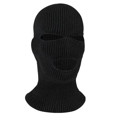 Cagoule à 3 ouvertures tricotée US NOIR ROTHCO 5504 4