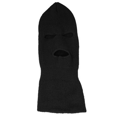 Cagoule à 3 ouvertures tricotée US NOIR ROTHCO 5504 6