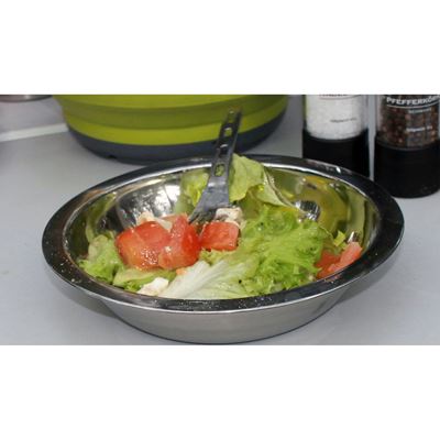Assiette creuse en acier inoxydable 18/8 brillante 20,5 cm basic NATURE 550800 2