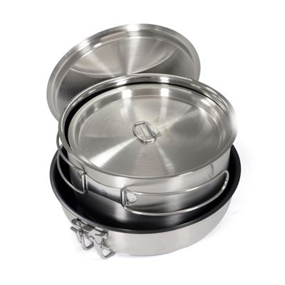 Set de cuisine outdoor en cinq pièces Nerez Cooking Set « Non-Stick » Origin Outdoors 557402 8
