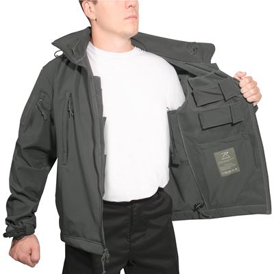 Veste CONCEALED CARRY softshell GRISE ROTHCO 55785 4
