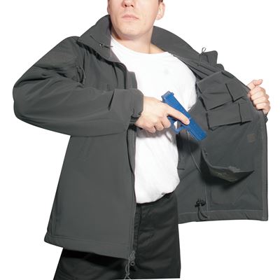 Veste CONCEALED CARRY softshell GRISE ROTHCO 55785 6