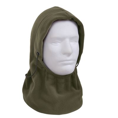 Cagoule POLAR un trou FLEECE VERTE ROTHCO 5585-OD 2