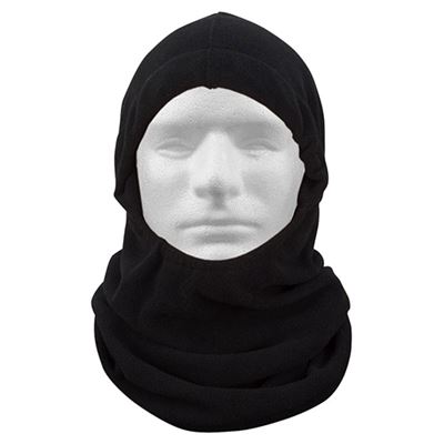 Cagoule POLAR un trou FLEECE NOIR