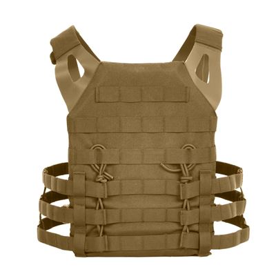 Gilet MOLLE porte-plaques léger COYOTE BROWN ROTHCO 55892 2