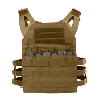 Gilet MOLLE porte-plaques léger COYOTE BROWN