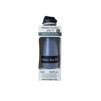 Bouteille filtrante ECO ACTIVE 55 cl NOIRE Water-to-GO F55A1 5