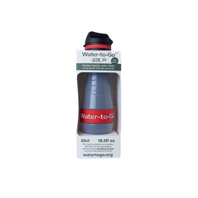 Bouteille filtrante ECO ACTIVE 55 cl ROUGE Water-to-GO F55A2 3