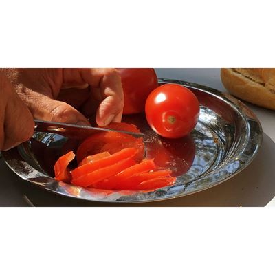Assiette creuse en acier inoxydable 18/8 brillante 23,5 cm basic NATURE 562100 3