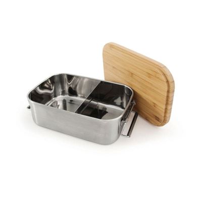 Boîte à repas en acier inoxydable avec planche à découper Lunchbox Bamboo-Clip Origin Outdoors 562104 2