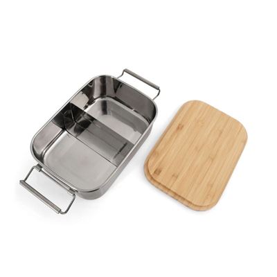 Boîte à repas en acier inoxydable avec planche à découper Lunchbox Bamboo-Clip Origin Outdoors 562104 5