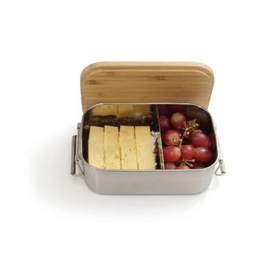 Boîte à repas en acier inoxydable avec planche à découper Lunchbox Bamboo-Clip Origin Outdoors 562104 4