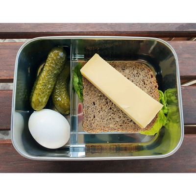 Boîte à repas en acier inoxydable avec planche à découper Lunchbox Bamboo-Clip Origin Outdoors 562104 3