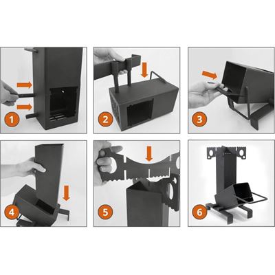 Réchaud extérieur pliable à fusée Origin Outdoors 562180 10