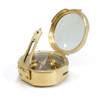 Boussole en laiton dans un coffret en bois Origin Outdoors 562190 6