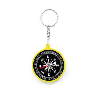 Boussole pendentif JAUNE