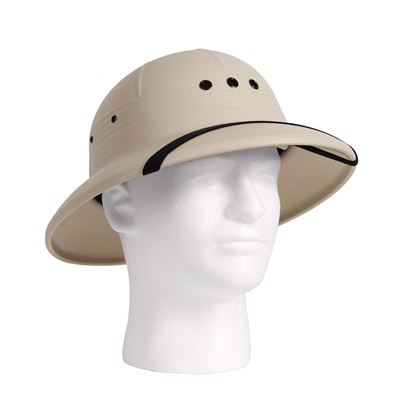 Casque/chapeau US PITH en plastique KHAKI