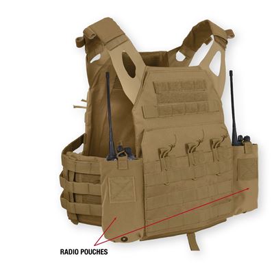 Étui latéral LACV pour radio, 2 pièces, COYOTE BROWN ROTHCO 5734 2