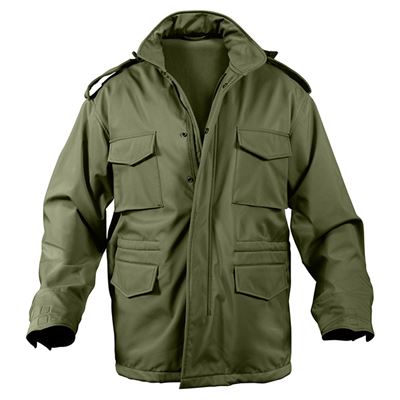 Veste US M65 SOFTSHELL VERTE
