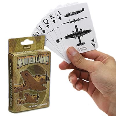 Cartes à jouer WWII SPOTTER