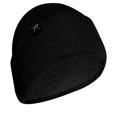 Bonnet SHERPA extra chaud NOIR