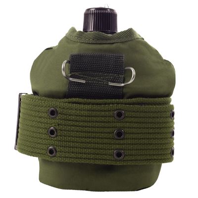 Bouteille de terrain en aluminium avec étui et ceinture VERTE ROTHCO 589 4