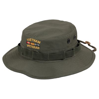 Chapeau VIETNAM VETERAN logo VERT