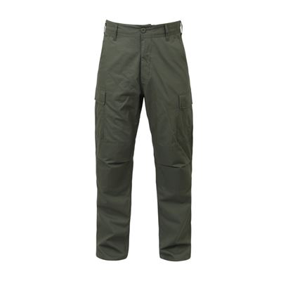 Pantalon BDU en coton rip-stop VERT ROTHCO 5935 2