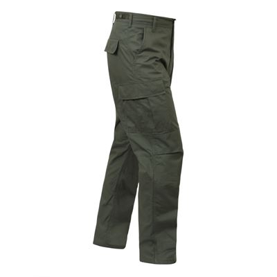 Pantalon BDU en coton rip-stop VERT