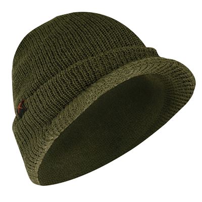 Casquette WATCH BRIM tricotée avec visière VERTE