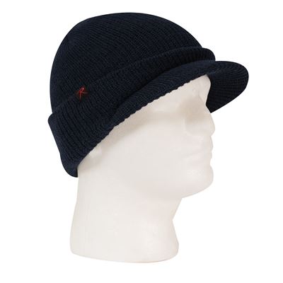 Casquette WATCH BRIM tricotée avec visière BLEUE ROTHCO 59383 2