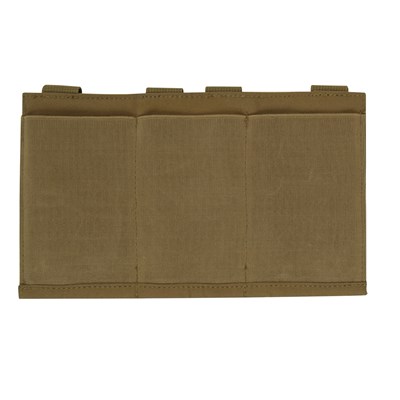 Pochette pour 3 chargeurs MOLLE élastique ouverte COYOTE ROTHCO 5956COY 3