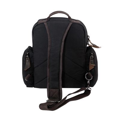 Sac à dos SLING VINTAGE à bandoulière en toile NOIR ROTHCO 59680 2