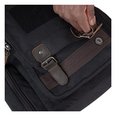 Sac à dos SLING VINTAGE à bandoulière en toile NOIR ROTHCO 59680 4